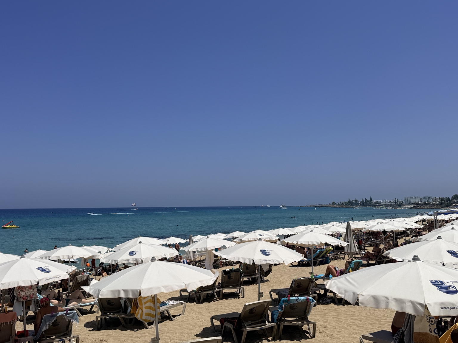 Beach beside Constantinos hotel